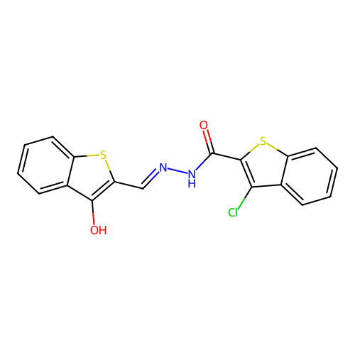CAS 586996-58-9 - C18H11ClN2O2S2 structure