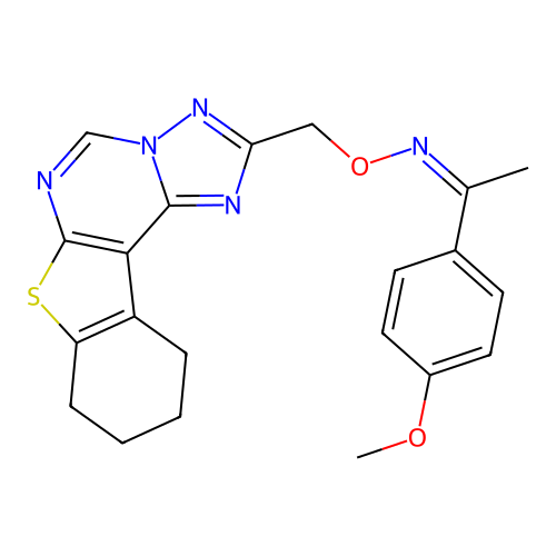 C21H21N5O2S structure
