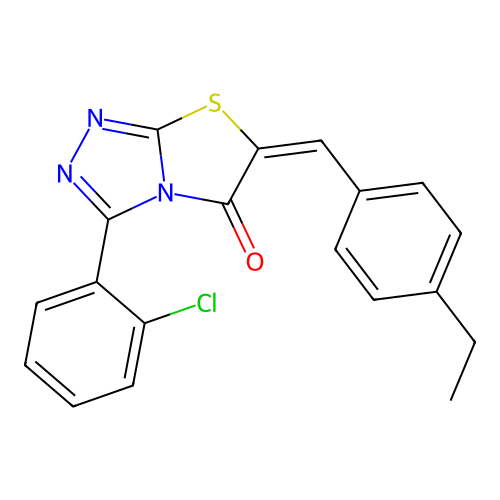 C19H14ClN3OS structure