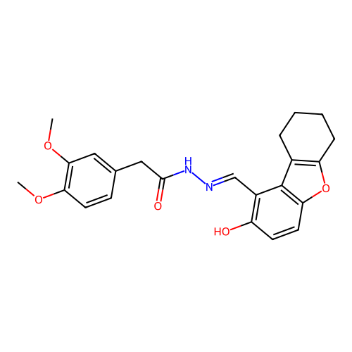 benzeneaceticacid,3,4-dimethoxy-,[methylene]hydrazide structure