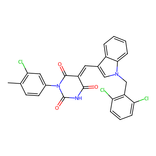 C27H18Cl3N3O3 structure