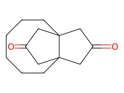 Tricyclo[6.3.3.01,8]tetradecane-10,13-dione structure