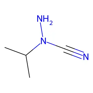 Hydrazinecarbonitrile, 1-(1-methylethyl)- structure