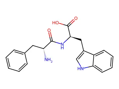 D-Phenylalanyl-D-tryptophan structure