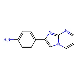 4-{Imidazo[1,2-a]pyrimidin-2-yl}aniline structure