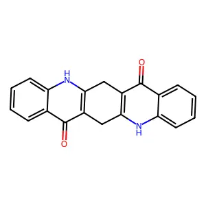 Quino(2,3-b)acridine-7,14-dione, 5,6,12,13-tetrahydro- structure