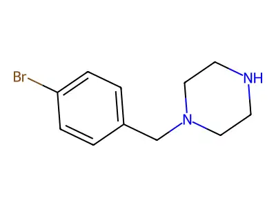 1-[(4-Bromophenyl)methyl]piperazine structure