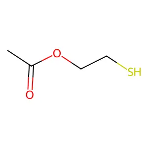 Ethanol, 2-mercapto-, 1-acetate structure