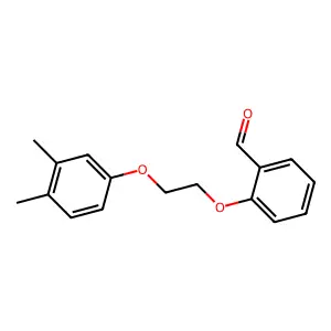 2-[2-(3,4-Dimethylphenoxy)ethoxy]benzaldehyde structure