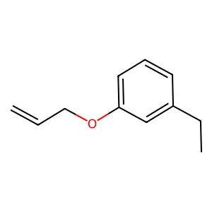 Allyl (3-ethylphenyl) ether structure