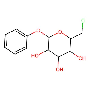Phenyl 6-chloro-6-deoxy-beta-D-glucopyranoside structure