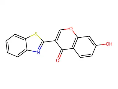3-(1,3-Benzothiazol-2-yl)-7-hydroxychromen-4-one structure