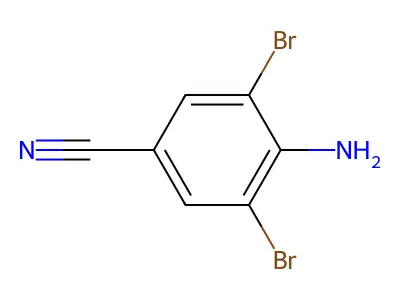 4-Amino-3,5-dibromobenzonitrile structure