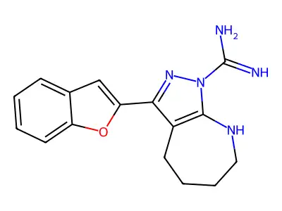 Pyrazolo[3,4-b]azepine-1 -carboximidamide,3- -5,6,7,8-tetrahydro- structure