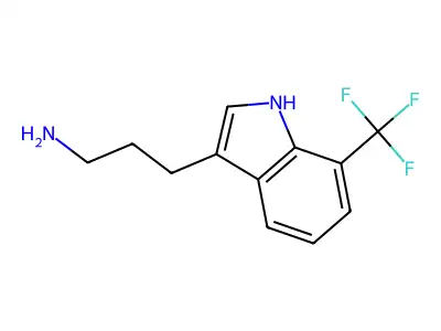 3-[7-(Trifluoromethyl)-3-indolyl]-1-propanamine structure