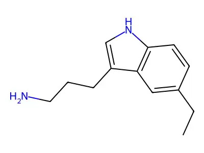 3-(5-ethyl-1H-indol-3-yl)propan-1-amine structure