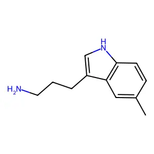 3-(5-methyl-1H-indol-3-yl)propan-1-amine structure