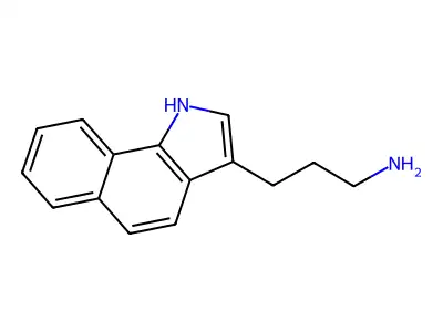 3-(1H-Benzo[g]indol-3-yl)-1-propanamine structure
