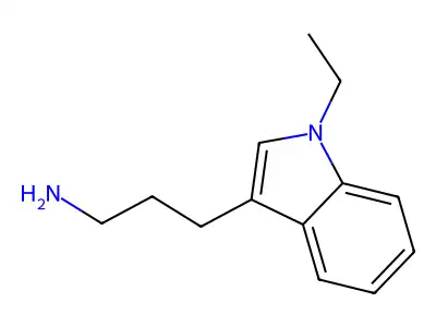 1H-Indole-3-propanamine, 1-ethyl- structure