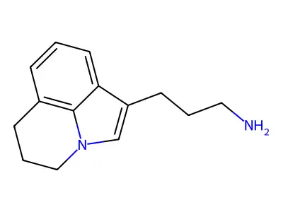 3-(5,6-Dihydro-4H-pyrrolo[3,2,1-ij]quinolin-1-yl)propan-1-amine structure