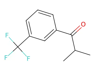 2-Methyl-1-[3-(trifluoromethyl)phenyl]propan-1-one structure