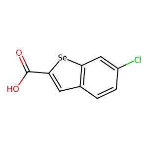 6-Chloro-1-benzoselenophene-2-carboxylic acid structure