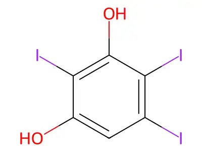Resorcinol, triiodo- structure