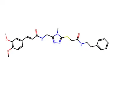 1-(2,4-Dimethoxybenzyl)-4-(3-methylbenzyl)piperazine structure