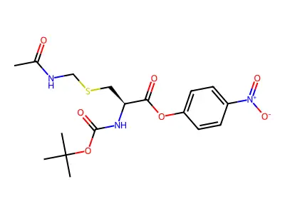 Boc-Cys(Acm)-ONp structure
