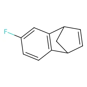 6-Fluoro-1,4-dihydro-1,4-methano-naphthalene structure