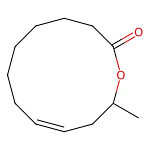 Oxacyclododec-9-en-2-one, 12-methyl-, (9E)- structure