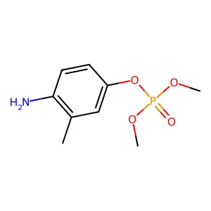 4-Amino-3-methylphenyl dimethyl phosphate structure