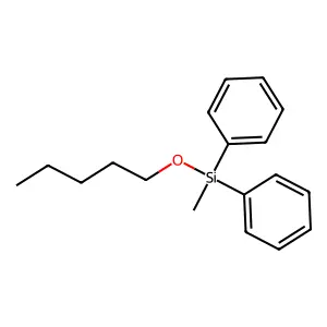 1-Methyl(diphenyl)silyloxypentane structure