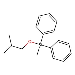 Silane, methyl(2-methylpropoxy)diphenyl- structure