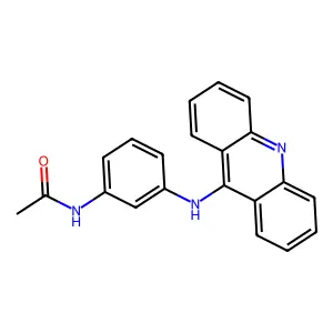Acetanilide, 3'-(9-acridinylamino)- structure