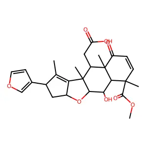Nimbinic acid structure