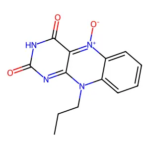 5-Oxido-10-propylbenzo[g]pteridin-5-ium-2,4-dione structure
