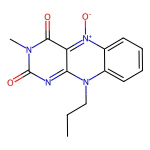 3-Methyl-5-oxo-10-propyl-5lambda~5~-benzo[g]pteridine-2,4(3H,10H)-dione structure