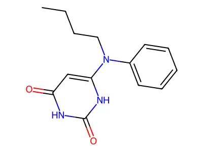 Butylanilinouracil structure