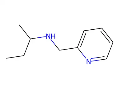 N-(pyridin-2-ylmethyl)butan-2-amine structure