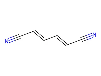 2,4-Hexadienedinitrile structure