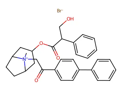 Fentonium (bromide) structure