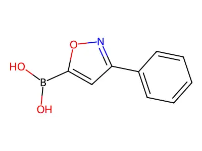 (3-Phenyl-1,2-oxazol-5-yl)boronic acid structure