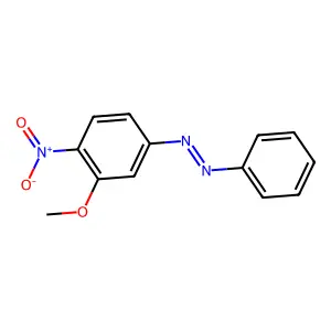 3-Methoxy-4-nitroazobenzene structure