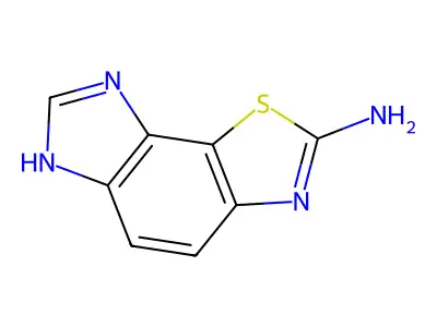 8H-Imidazo[4,5-g]benzothiazol-2-amine structure