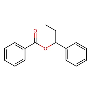 1-Phenylpropyl benzoate structure