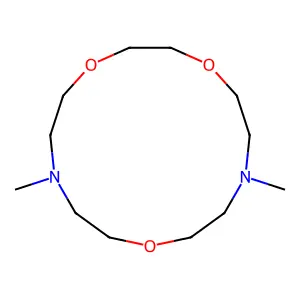 7,13-Dimethyl-1,4,10-trioxa-7,13-diazacyclopentadecane structure