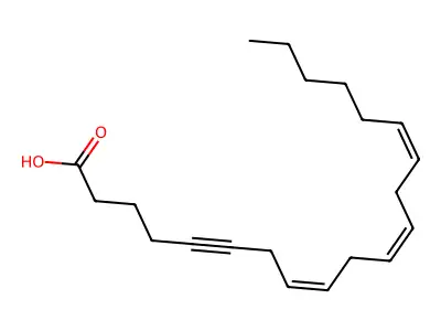 二十碳-8,11,14-三烯-5-炔酸 structure