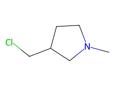 3-(Chloromethyl)-1-methylpyrrolidine structure