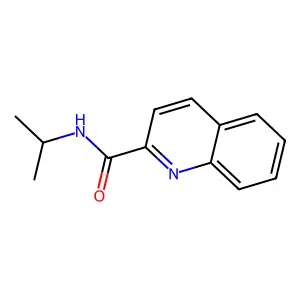 N-isopropylquinoline-2-carboxamide structure